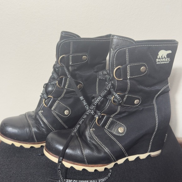 Sorel Joan Of Arctic Wedge Women Size 8 Waterproof Mid X Celebration Casual Boot - Picture 1 of 7